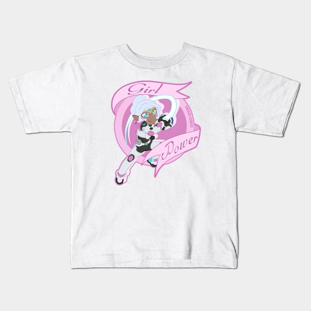 Girl Power Kids T-Shirt by Sunset-Spring